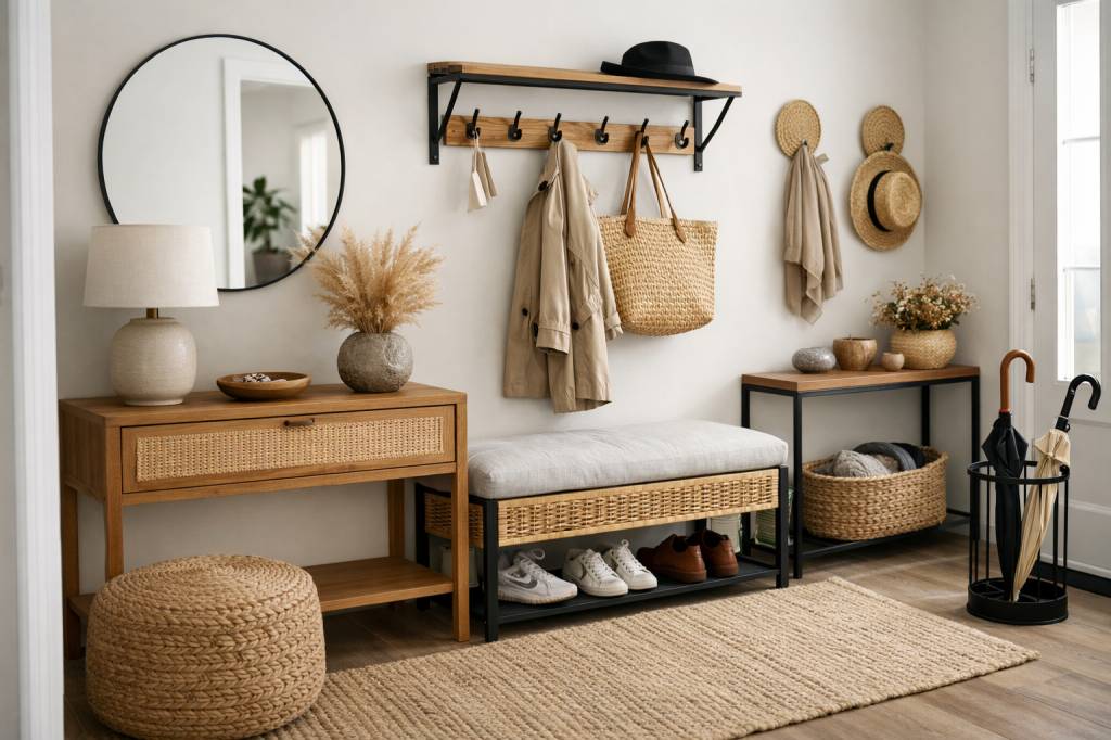 Sélection déco spéciale entrée pour une première impression soignée et accueillante