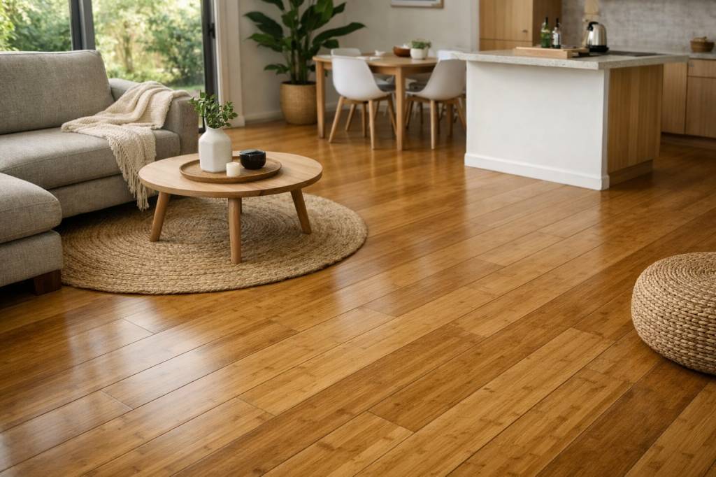 Parquet en bambou pour un sol design, durable et écologique dans toutes les pièces